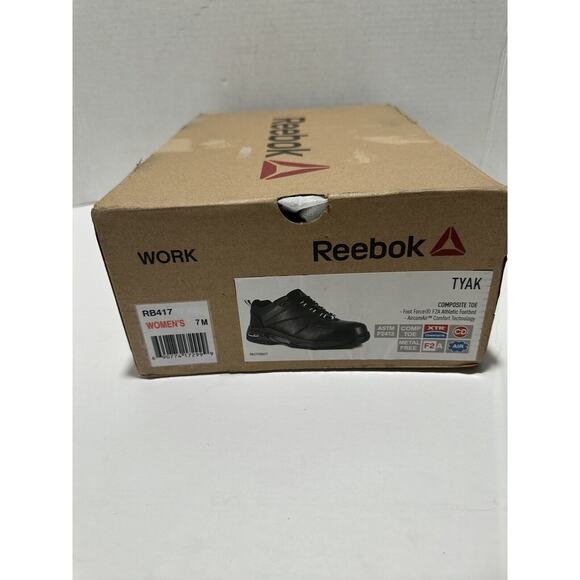 Sneakers Shoes Reebok Work Tyak Composite Toe Black RB4177 Men Sz 5 - Wo 7 RB417 main image 4